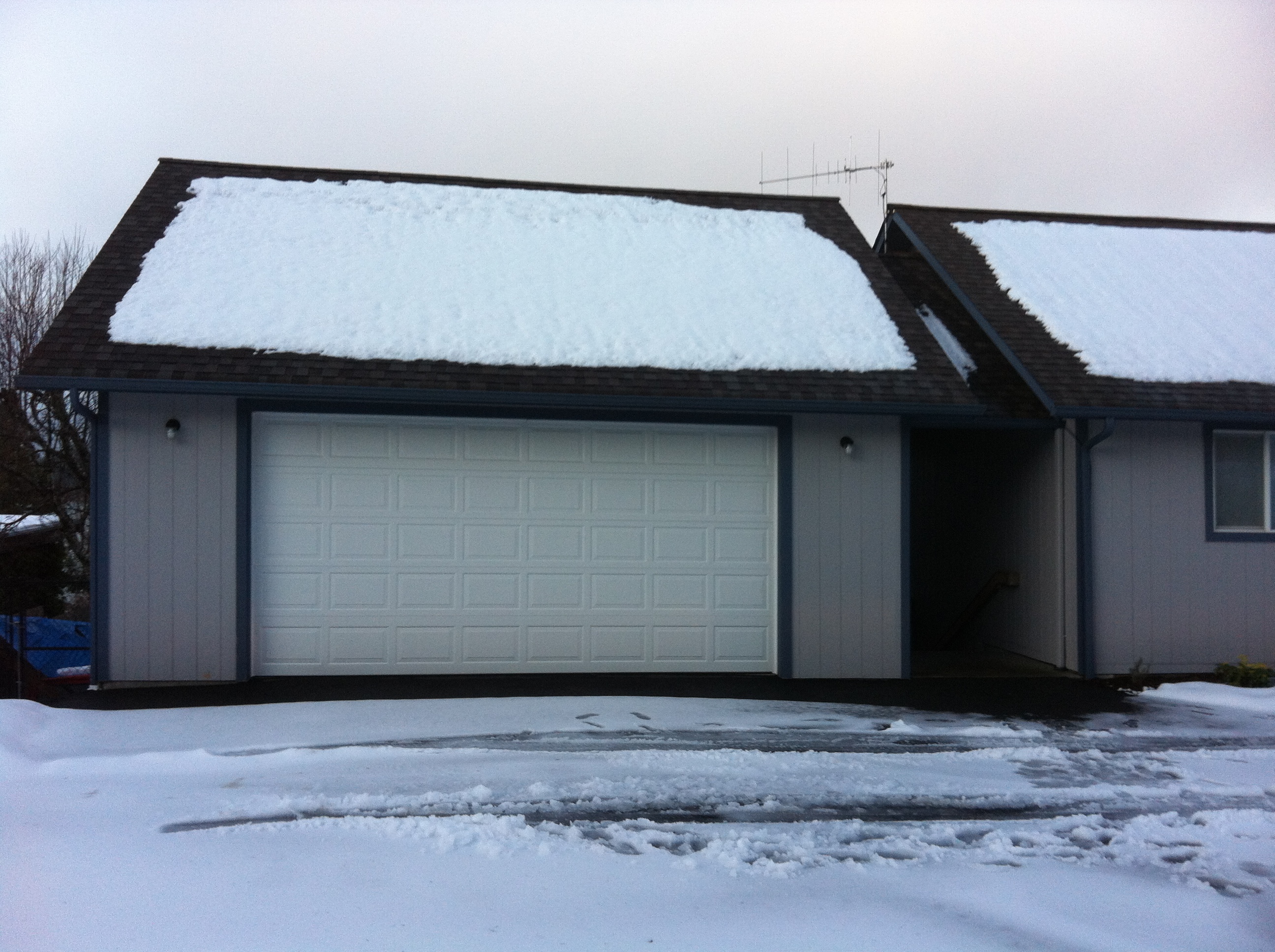 Completed Garage Winter Photo